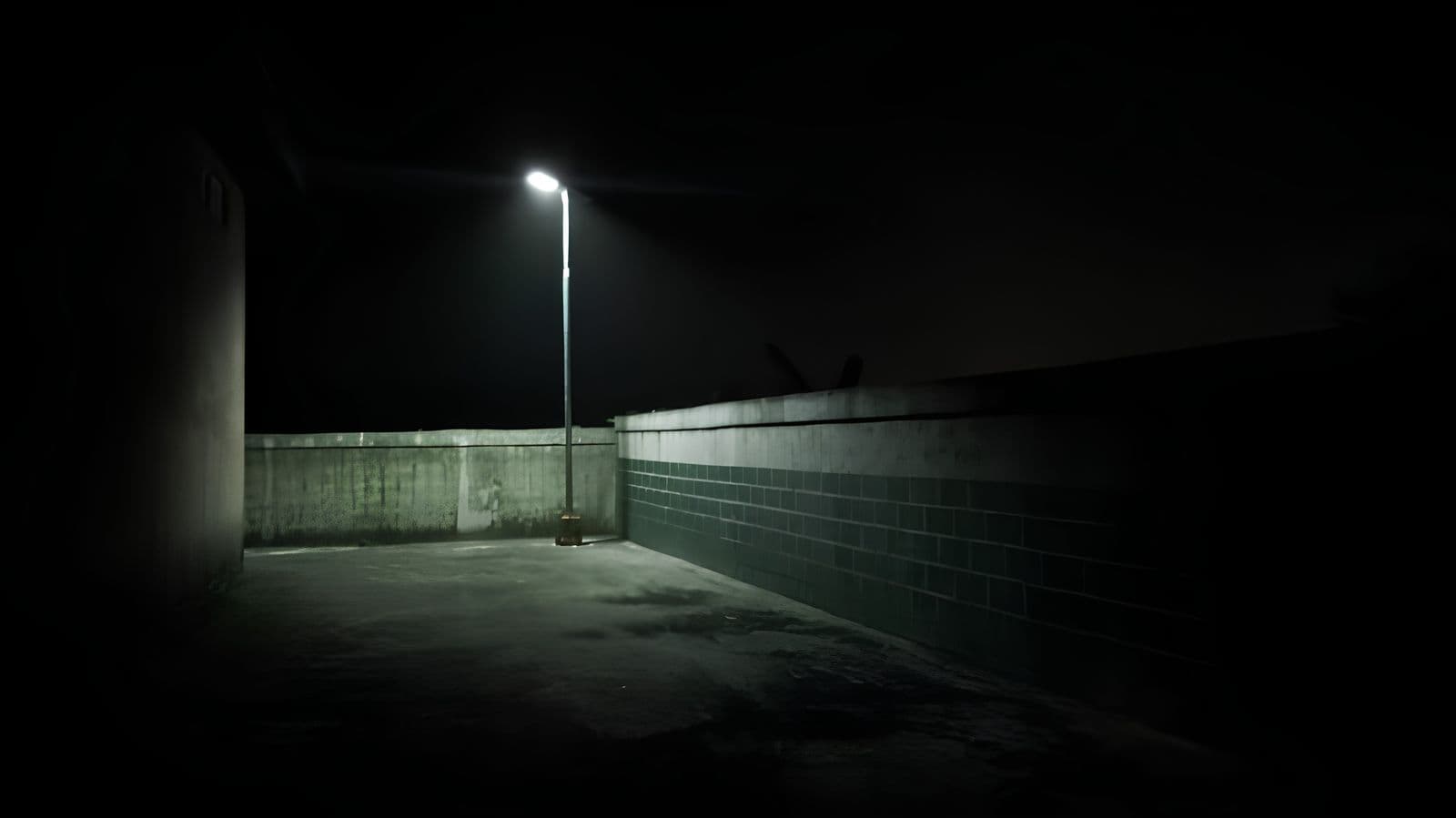 Solar street lights, Lafarge Uyo
